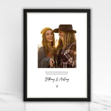 Personalized Best Friend Picture Print - Custom Funny Birthday Gift, Photo Frame