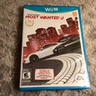 Near Mint  Condition Disc Most Wanted U (Nintendo Wii U, 2013) complete
