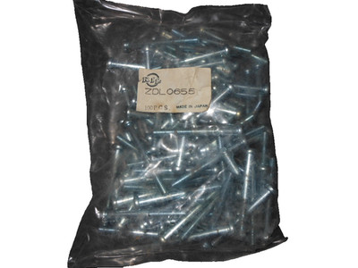 NOS Metric Phillips Bolts 6 x 55 mm 6x55mm 100 pieces AHRMA ZDL0655