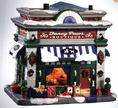 Lemax 05651 Fancy Paws Boutique Caddington Village Winterdorf Weihnachtsdorf OVP