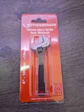 Rothenberger 70465 18mm Mini Wide Jaw Adjustable Wrench