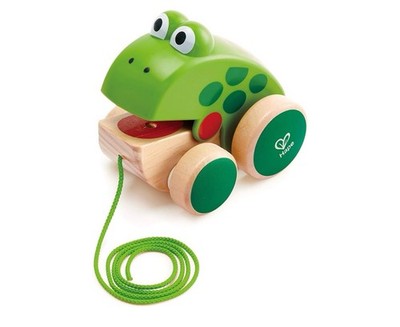Pull Along Frog Toy For Babies by Hape