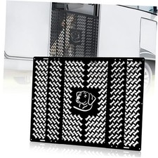 Aluminum RV Screen Door Protector for Dogs RV Entry Puppy-Screen Door Black