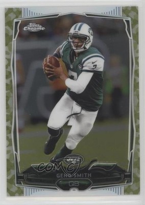 2014 Topps Chrome STS Camo Refractor 387/499 Geno Smith #28 1u6