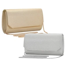Women Sparkling Evening Bag Clutch Purse Handbags Crossbody Bag Prom Party
