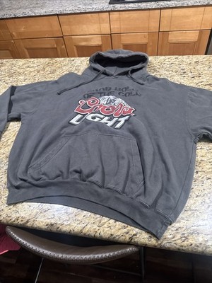 Coors Light Hoodie w/ Beer Pocket  Adult Large Great Condition Cpix