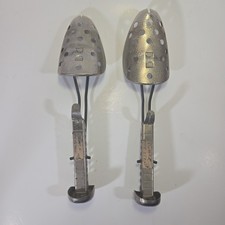 Vintage Pair of Metal Shoe Stretchers - Adjustable Forms