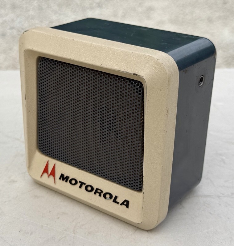 VTG Motorola TSN6000A-1 External Metal Speaker - HAM Amateur CB Radio
