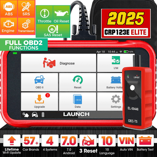 2025 LAUNCH X431 CRP123E OBD2 Car Scanner Automotive Diagnostic Tool 4 System - Picture 1 of 16