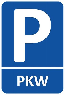 Holzschild 30x20 cm PLW Parkplatz Straßenschild Deko Geschenk Holz Schild