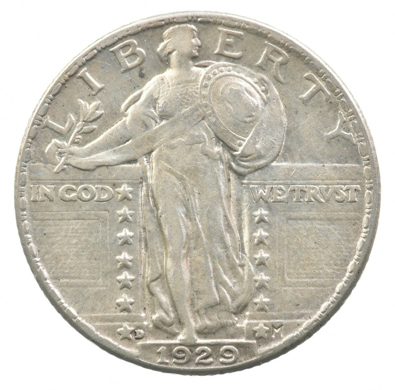 1929-D Standing Liberty Quarter a1179