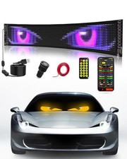 Devil Eyes Light for Windshield: Programmable LED Signs with APP 23.4"x4.7"
