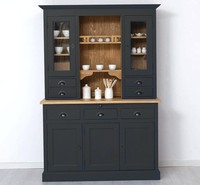Buffetschrank Schwarz KüChenbuffet Massiv Holz Buffet KüChenschrank Moebro
