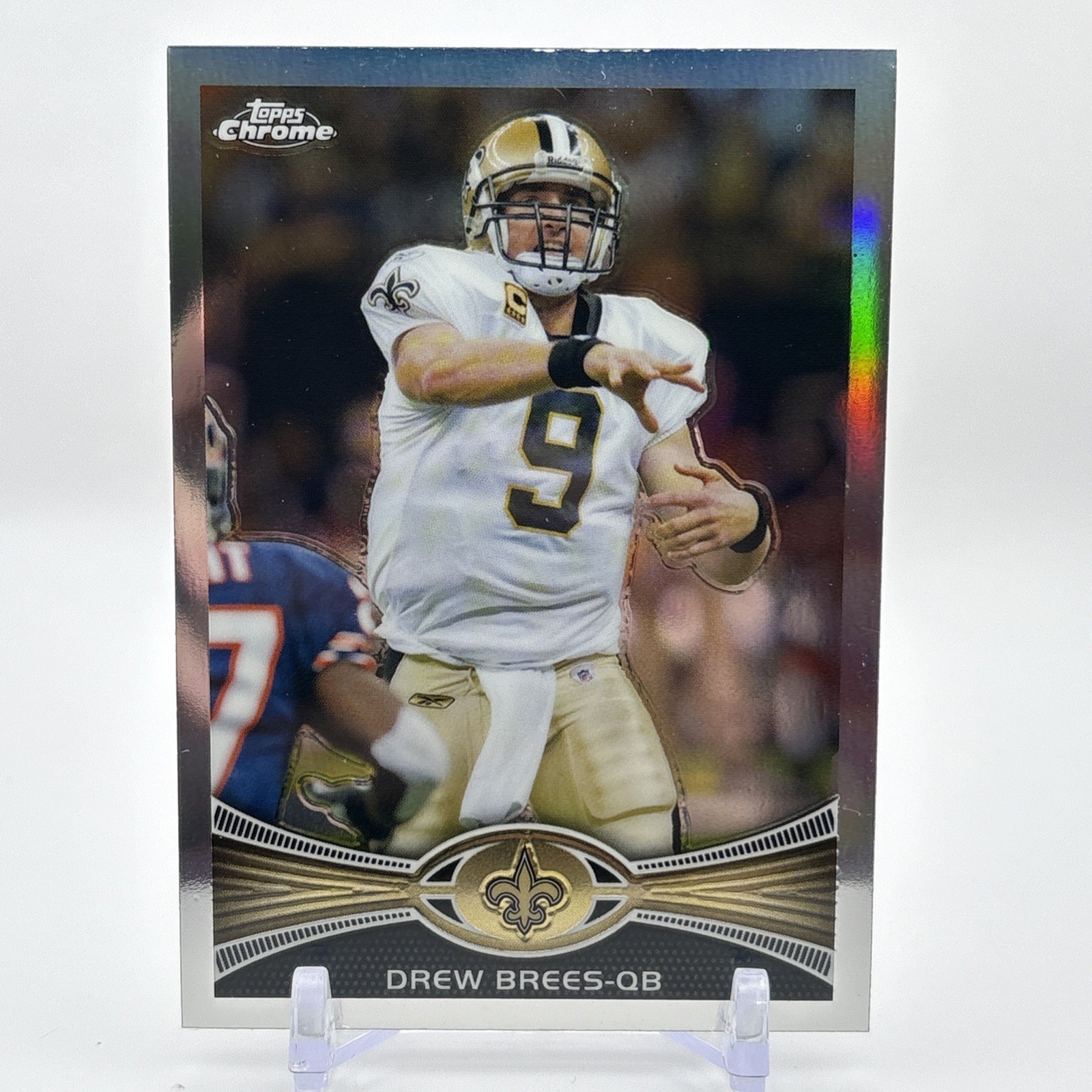 2012 Topps Chrome Refractor Drew Brees #100