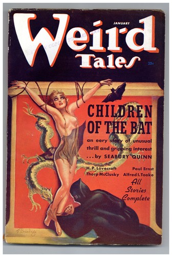 Weird Tales Pâte 1st Séries Jan 1937 Volume 29 #1 FN - Photo 1 sur 3