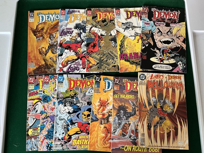 The Demon (1990) with Lobo #12 13 14 15 21 31 32 33 34 35 + Helloween 1996
