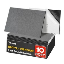 Blue 2in1 200 mil (6mm) 10 sqft Car Sound Deadening & Heat 200 mil 10 sqft