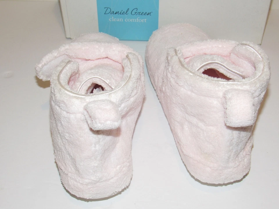 Daniel Verde Adele Rosa Zapatillas Mujer 9 NUEVAS Acogedoras Zapatilla Botín Felpa Terry Foto 4 de 4