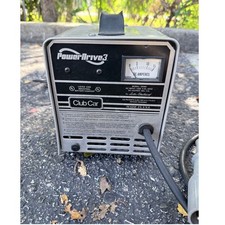 PowerDrive3 Club Car 48V Golf Cart Battery Charger Model 26580 Tested Working