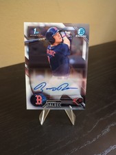 Bobby Dalbec 2016 Bowman Chrome 1st On-Card Autograph Auto Rookie RC Red Sox