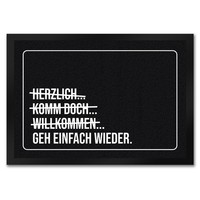 Geh Einfach Wieder FußMatte In 35X50 Cm Mit Lustigem Spruch