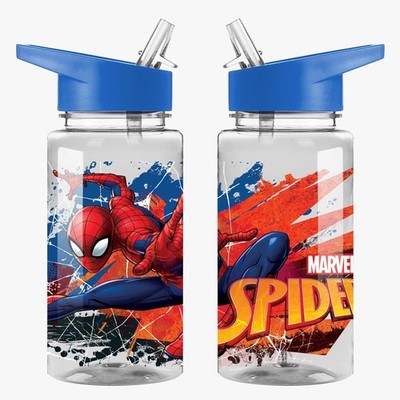 Spiderman Kinder Trinkflasche Flip Strohhalm Sport Schule Trinkflasche BPA frei