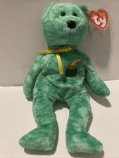 TY Beanie Babies - Killarney the Bear Plush Toy Retired 2003