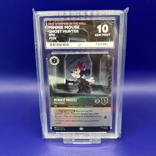 Minnie Mouse - Ghost Hunter graded ACE 10 for sale on eBay