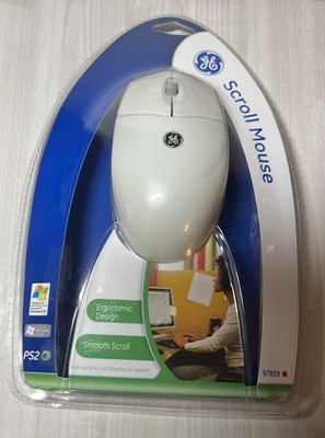 GE Scroll Mouse 97859 Smooth Scroll Ergonomic
