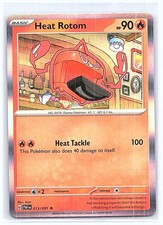 CARTA POKEMON TCG HEAT ROTOM 013/091 HOLO PALDEAN FATES