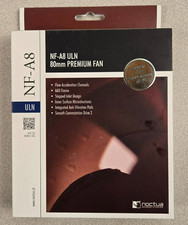 Noctua NF-A8 ULN 80mm Ultra-Low-Noise Fan 3-Pin SSO2 Bearing New in Box b2 