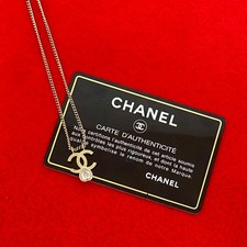 Chanel Coco Mark Necklace Women Gold One Size 592939