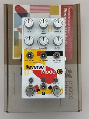 Chase Bliss Audio Reverse Mode C Gitarren-Effektpedal Chorus Vibrato Verzöger...
