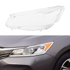 Front Left Headlight Lens Cover Clear for Honda Accord 9.5th Low Configuration