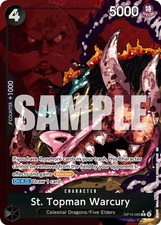 Foil St. Topman Warcury (Alternate Art) - OP13 OP13-089 NM - Carrying On His...