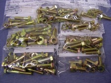 Ford Essex V6 H/T ZINC & COLOUR Plated Full Engine HEX Bolt, Nut & Washer Kit