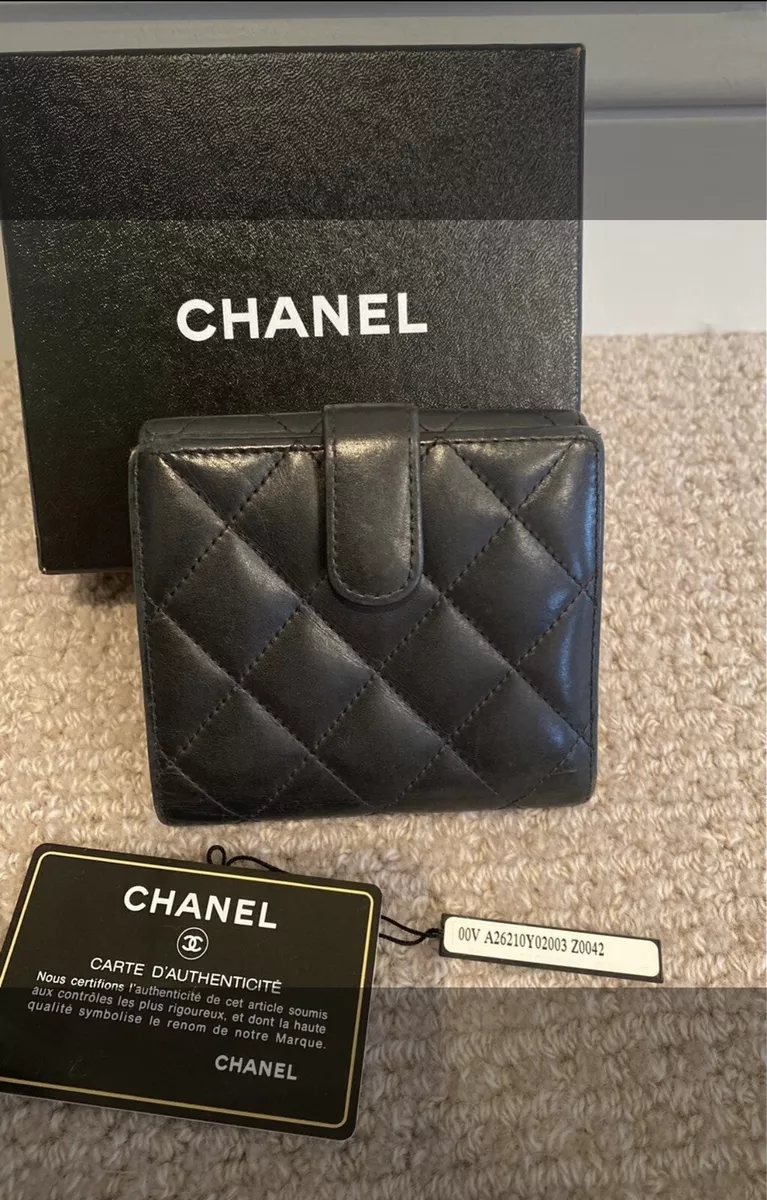 Chanel Wallet Black & Pink