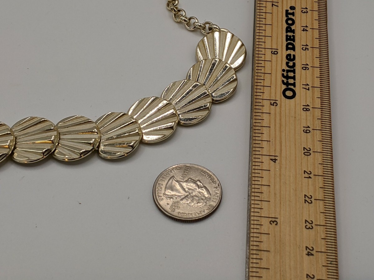 Vintage DBGM DBPA Shells Link Necklace 18