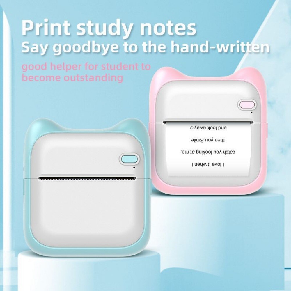 Portable Wireless Mini Thermal Photo Printer for On-the-Go Printing