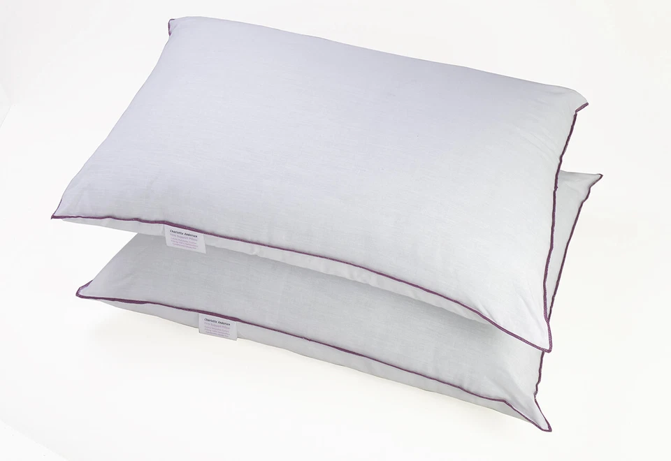 2 Pack Firm Support Extra Filled Luxury Large Hollow Fibre Pair Pillows Twin