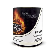 High Teck HFP158 Toyota 040 Super White Basecoat Urethane Quart 1:1 Mix Ratio