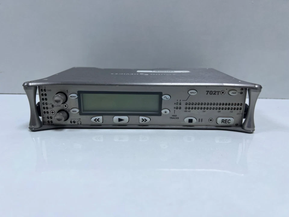Sound Devices 702T High-Resolution 2-Channel Compact Flash Field Recorder - Image 2 of 4