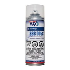 10.6 Oz Spraymax 1k Acrylic High Gloss Base Clear Coat Aerosol 3680058 - Auto