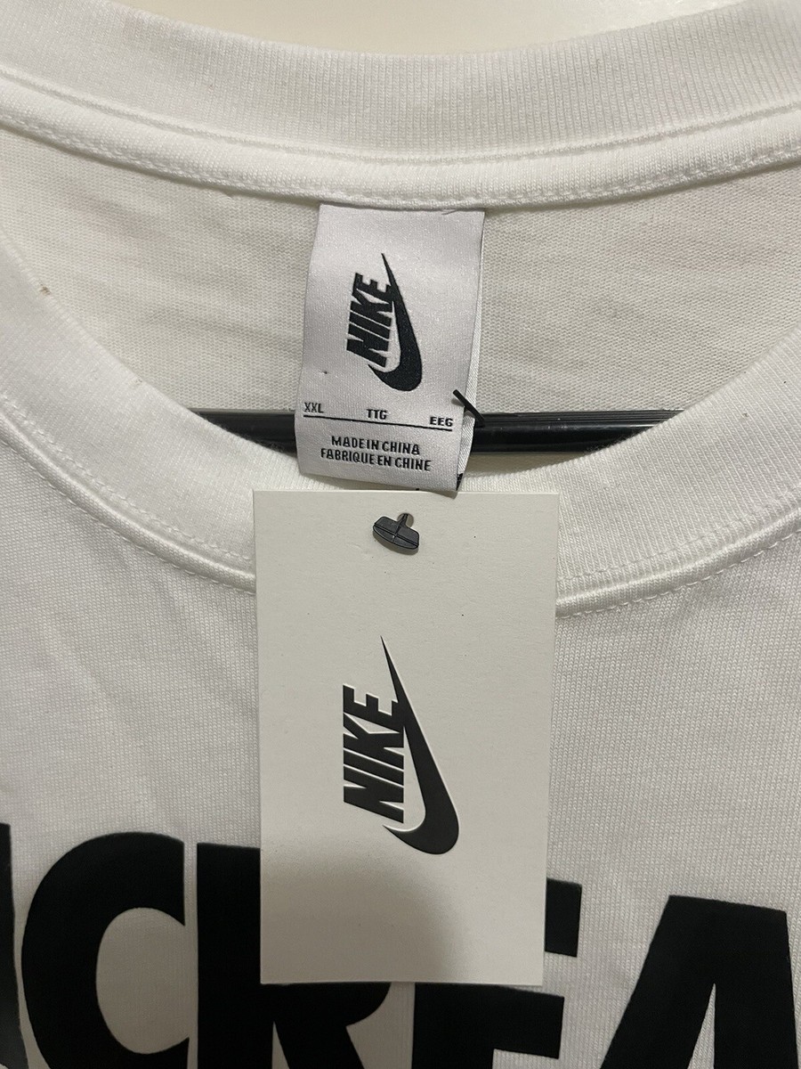 NWT Men's Nike X Stussy Increase The Peace T-Shirt White NWT Men's Nike X Stussy Increase The Peace T-Shirt White