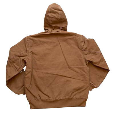 NWT DEADSTOCK Carhartt J130 211 Quilt-Lined Hooded Work Jacket