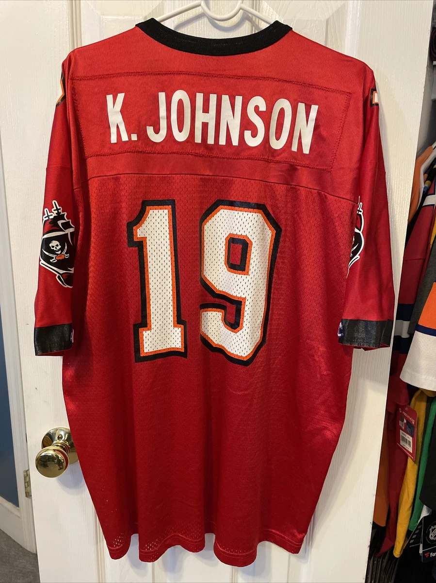 Reebok NFL Buccaneers K.JOHNSON ゲームシャツ Keyshawn Johnson Tampa Bay Buccaneers NFL Jerseys for sale | eBay