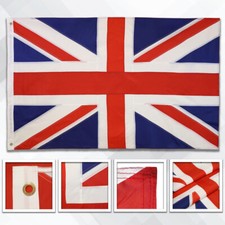 Embroidered United Kingdom Flag 3x5ft Embroidered British Flag UK
