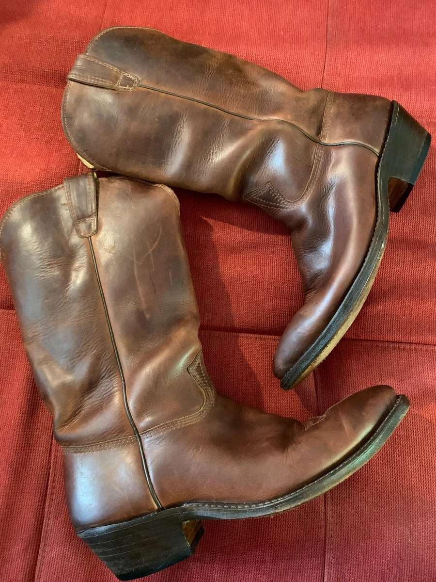 Vintage STEWART BOOT CO Men s Leather Western Cowboy Boots 1977