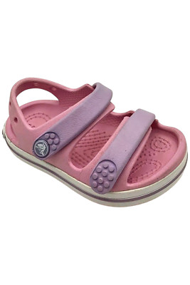Crocs Girls Toddler Crocband Cruiser Sandal Ballerina/Lavender