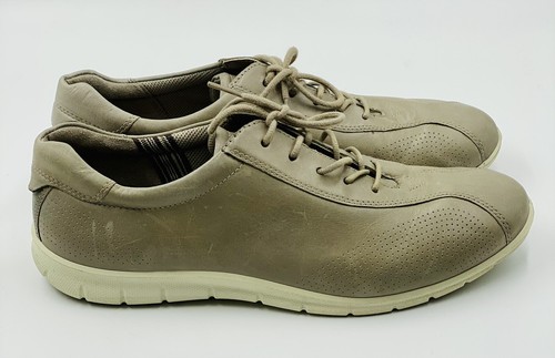 ecco leather tennis shoes